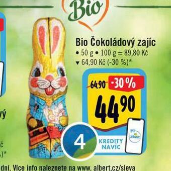 Albert Bio čokoládový zajíc nabídka