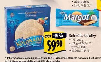 Albert Kolonáda oplatky nabídka