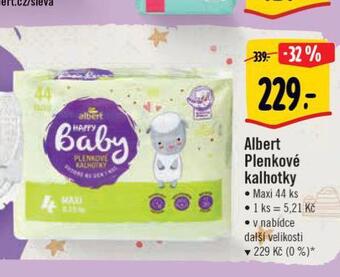 Albert Plenkové kalhotky nabídka