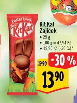 Albert Kit kat zajíček nabídka