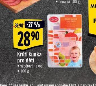 Albert Krůtí šunka pro děti nabídka