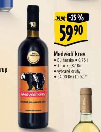 Albert Medvědí krev nabídka