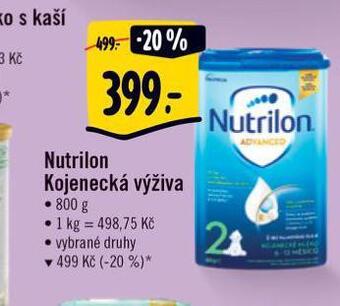 Albert Nutrilon kojenecká výživa nabídka