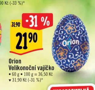 Velikonoční vajíčka orion