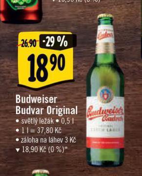 Albert Pivo budweiser budvar nabídka
