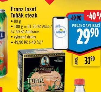 Albert Franz josef tuňák steak nabídka