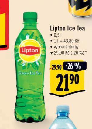 Albert Lipton ice tea nabídka