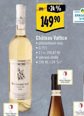 Albert Chateau valtice nabídka