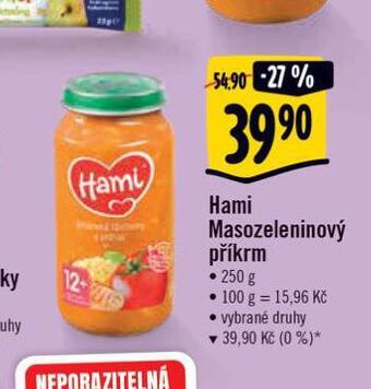 Albert Hami masozeleninový příkrm nabídka