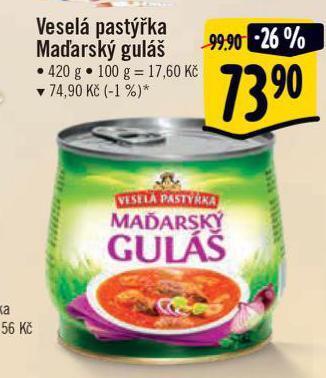 Veselá pastýřka maďarský guláš