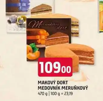 Terno Makový dort, medovník meruňkový 470 g nabídka
