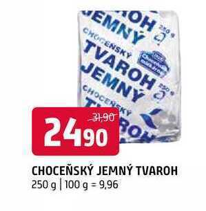Terno Choceňský jemný tvaroh 250 g nabídka