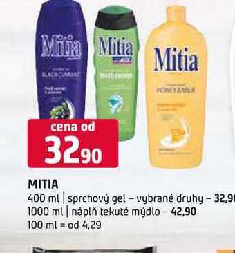 Terno Mitia 400 ml | sprchový gel nabídka