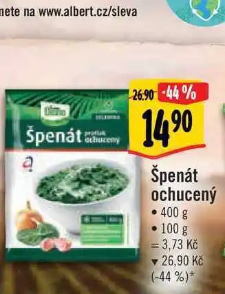 Albert Špenát ochucený 400 g nabídka