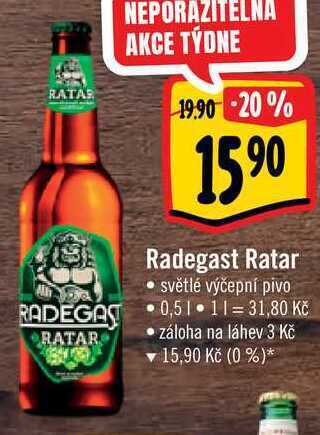 Albert Radegast ratar 0,5 l nabídka