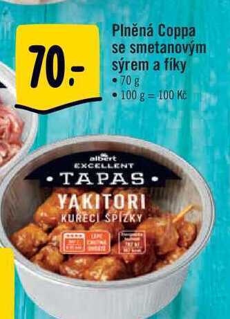 Plněná coppa se smetanovým sýrem a fíky 70 g