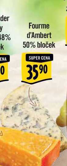 Fourme d'ambert 50% bloček 100 g