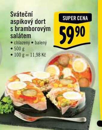 Albert Sváteční aspikový dort s bramborovým salátem 500 g nabídka