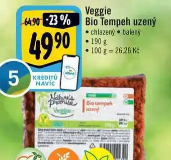 Albert Veggie bio tempeh uzený 190 g nabídka
