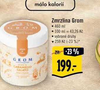 Albert Zmrzlina grom • 460 ml nabídka