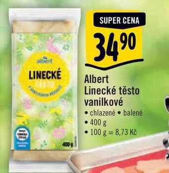 Albert Albert linecké těsto vanilkové 400 g nabídka