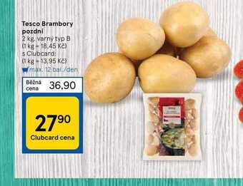 Tesco Tesco brambory pozdní 2 kg nabídka