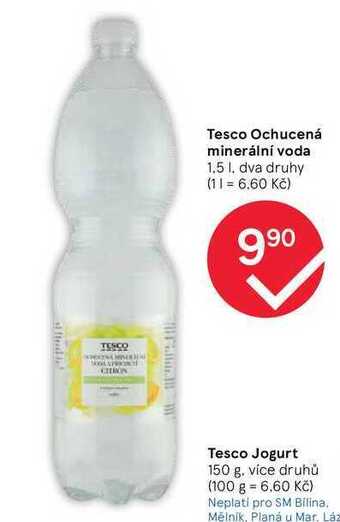 Tesco Tesco ochucená minerální voda 1.5 l nabídka