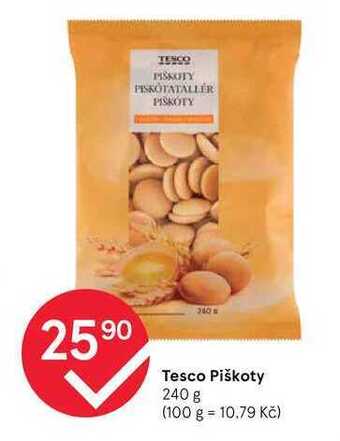 Tesco Tesco piškoty 240 g nabídka