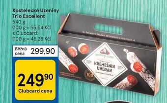 Tesco Kostelecké uzeniny trio excellent 540 g nabídka