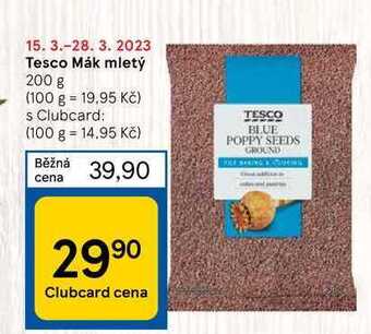 Tesco mák mletý 200 g
