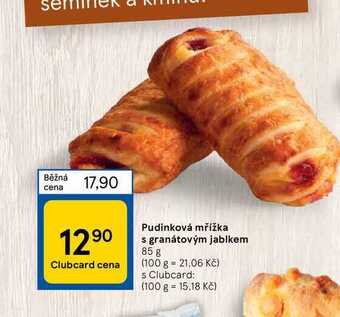 Tesco Pudinková mřížka s granátovým jablkem 85 g nabídka