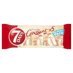 Tesco 7 days croissant s kakaovou náplní 5 x 37g nabídka