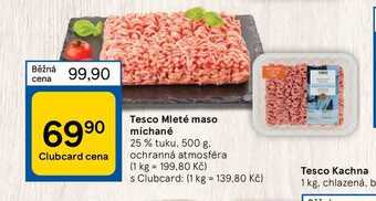 Tesco Mleté maso míchané 25 % tuku, 500 g nabídka