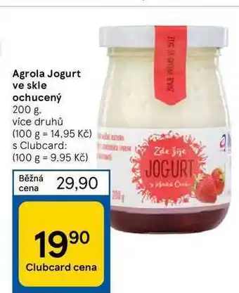 Tesco Agrola jogurt ve skle ochucený 200 g nabídka