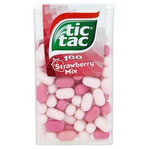 Tic tac 100 dropsy s jahodovou příchutí 49g