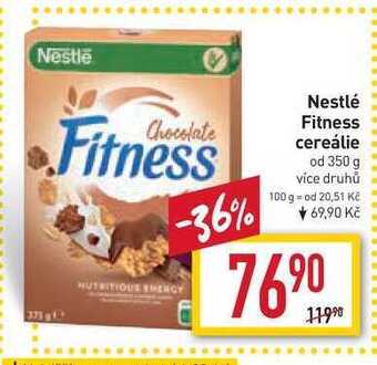 Billa Nestlé fitness cereálie od 350 g nabídka