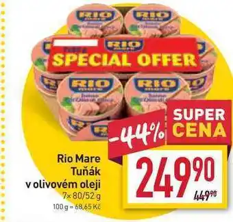 Billa Rio mare tuňák 7x80g nabídka