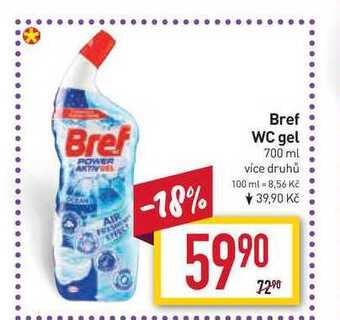 Billa Bref wc gel 700 ml nabídka