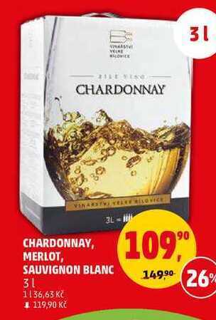 Penny Market Chardonnay, 3 l nabídka