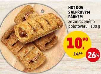 Penny Market Hot dog s vepřovým párkem, 100 g nabídka
