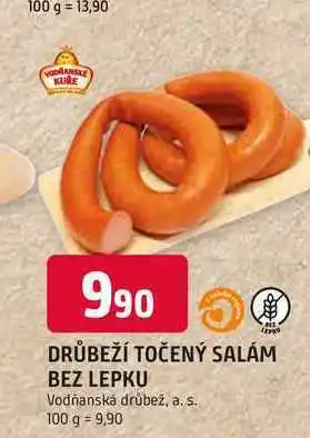 Trefa Drůbeží točený salám bez lepku 100g nabídka