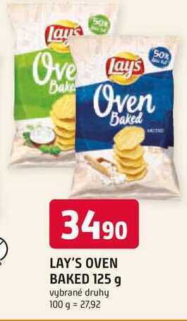 Trefa Lay´s oven baked 125g, vybrané druhy nabídka