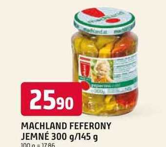 Trefa Machland feferony jemné 300 g/145 g nabídka