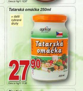 Hruška Tatarská omáčka nabídka