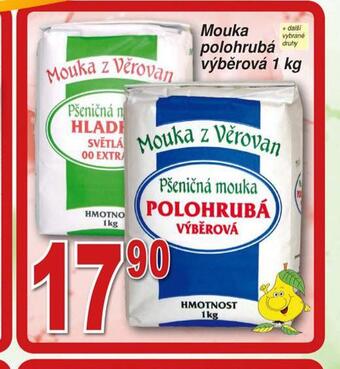 Hruška Mouka polohrubá výběrová nabídka
