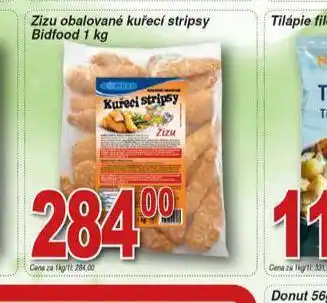 Hruška Zizu obalované kuřecí stripsy bidfood nabídka