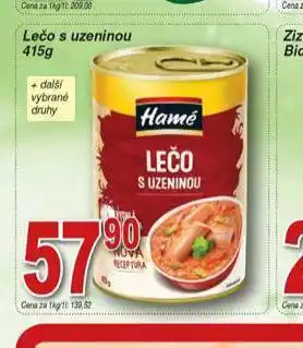 Hruška Hamé lečo s klobásou nabídka