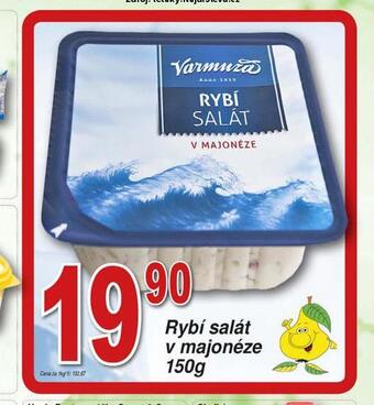 Hruška Rybí salát v majonéze nabídka