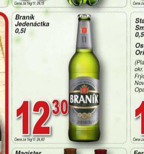 Hruška Pivo braník 11 nabídka