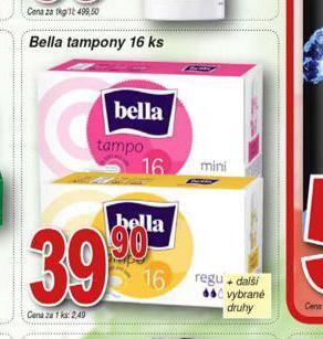 Hruška Bella tampony nabídka